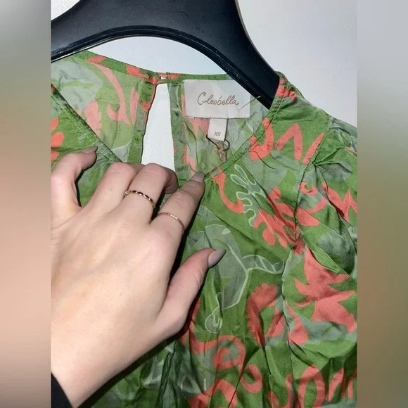 🔥 NWT 🔥 CLEOBELLA Revolve Kamila Mini Dress in Abstract Print Size XS 💕 - Picture 11 of 14